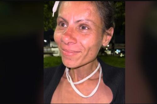 Karina, la modelo de “Stocks Models” y ahora vive como indigente en Colombia