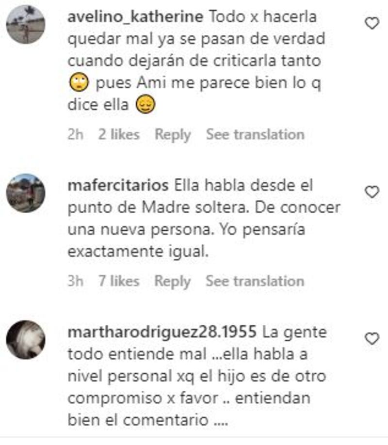 comentarios en Instagram (Foto: Captura de pantalla)