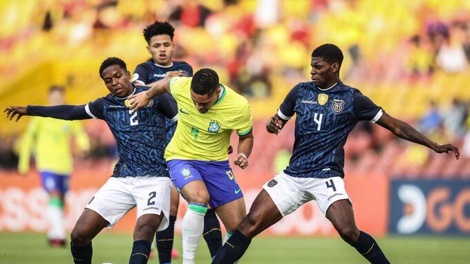 Brasil vs Ecuador en el Sudamericano Sub 20