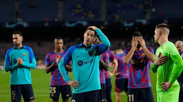 Barcelona de España eliminado de la Champions League