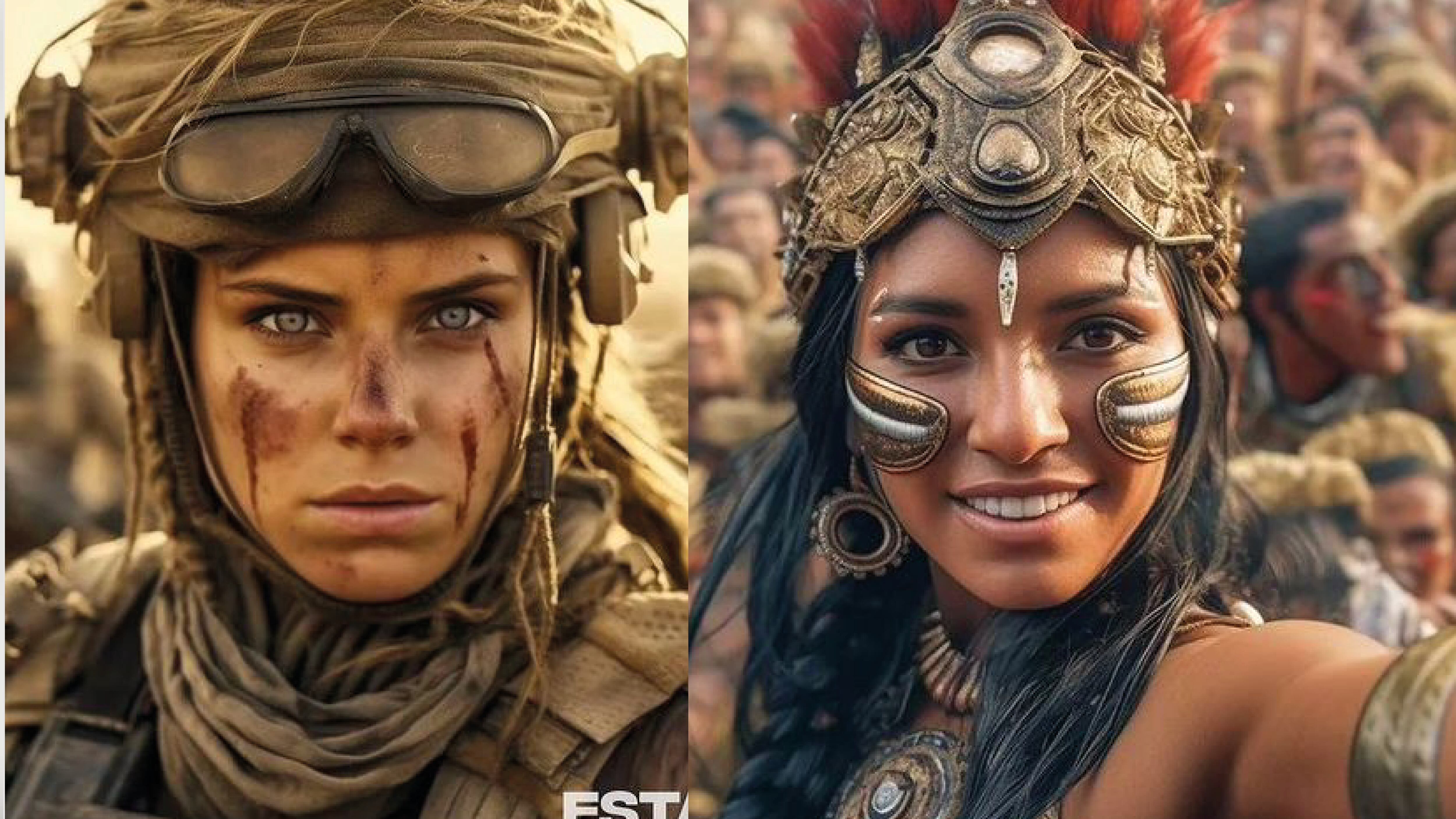 Inteligencia Artificial creó a guerreras de diferentes países con resultados fantásticos
