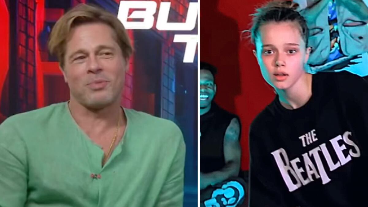 Brad Pitt imita los looks andróginos de su hija Shiloh