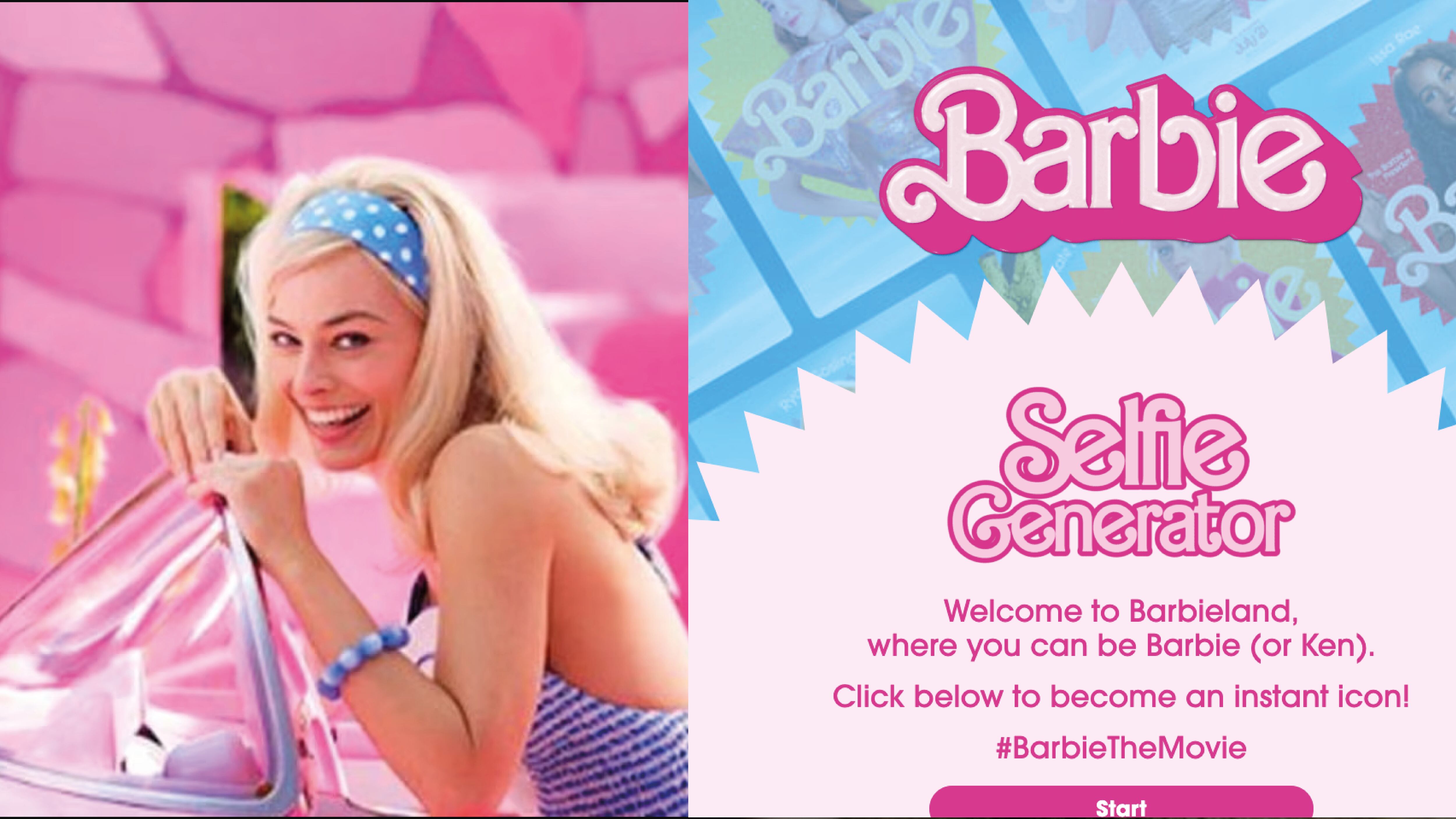 Este es el filtro de Inteligencia Artificial para parecerse a Barbie de la película