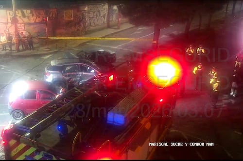 Accidente de tránsito en Quito deja un fallecido y tres heridos en la Mariscal Sucre