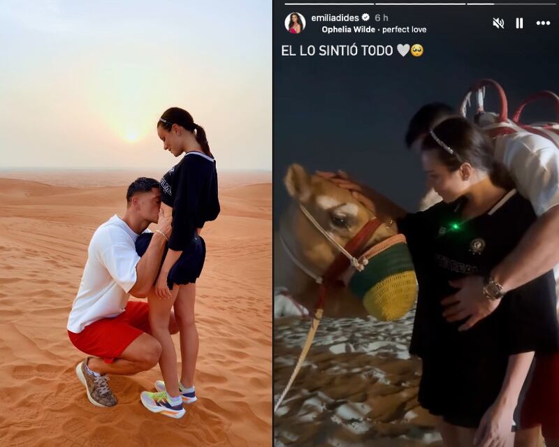 Emilia Dides y Sammis Reyes esperan su primer bebé