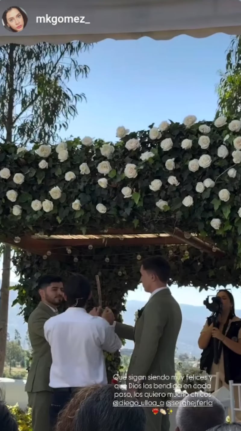 Boda de Diego Ulloa y Serghej Ferla - Fuente: Foto de Instagram