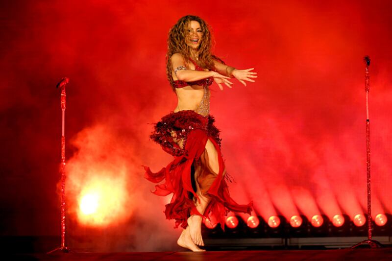Concierto de Shakira en Brasil.