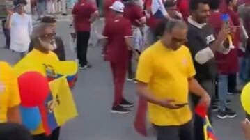 ¿De verdad son ecuatorianos los que aparecen en video viral a días que empiece el mundial de Qatar?