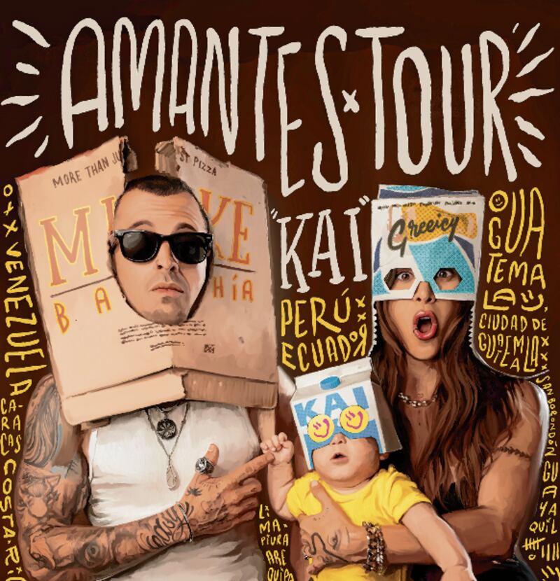 Greeicy y Mike Bahía