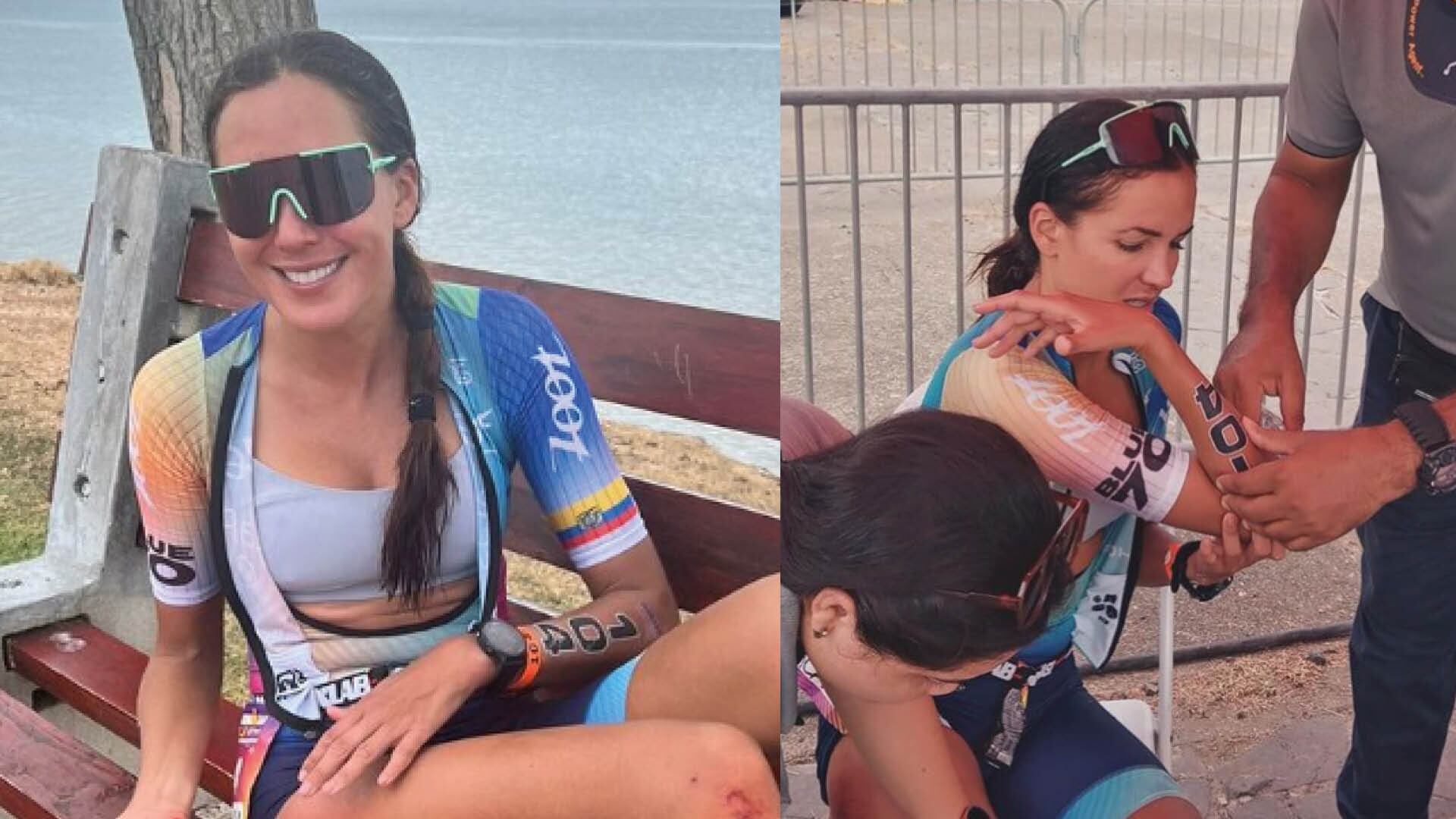 El accidente de la 'Flaca' Guerrero en el IronMan