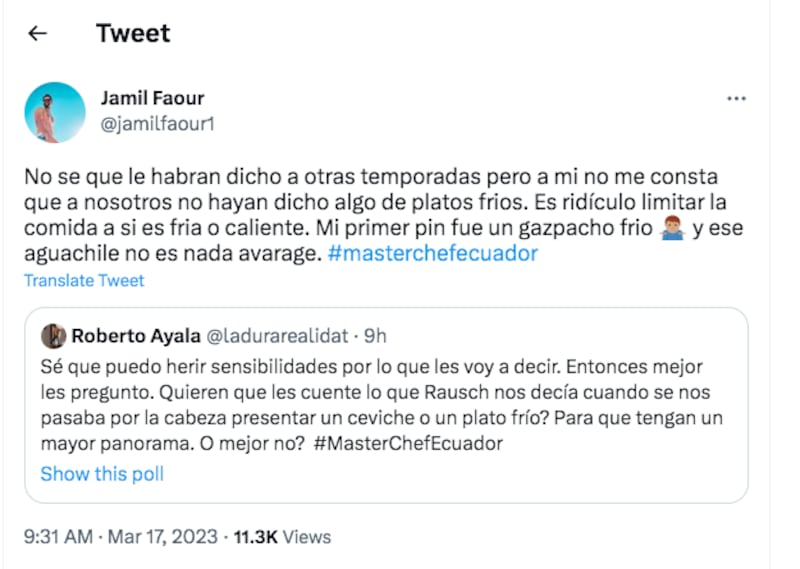 El toma y dame de Jamil y Roberto Ayala de MasterChef Ecuador