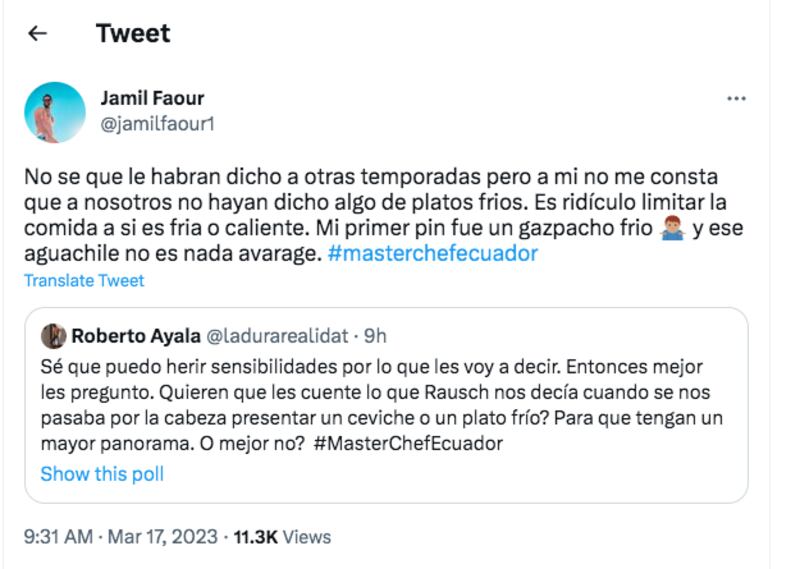 El toma y dame de Jamil y Roberto Ayala de MasterChef Ecuador