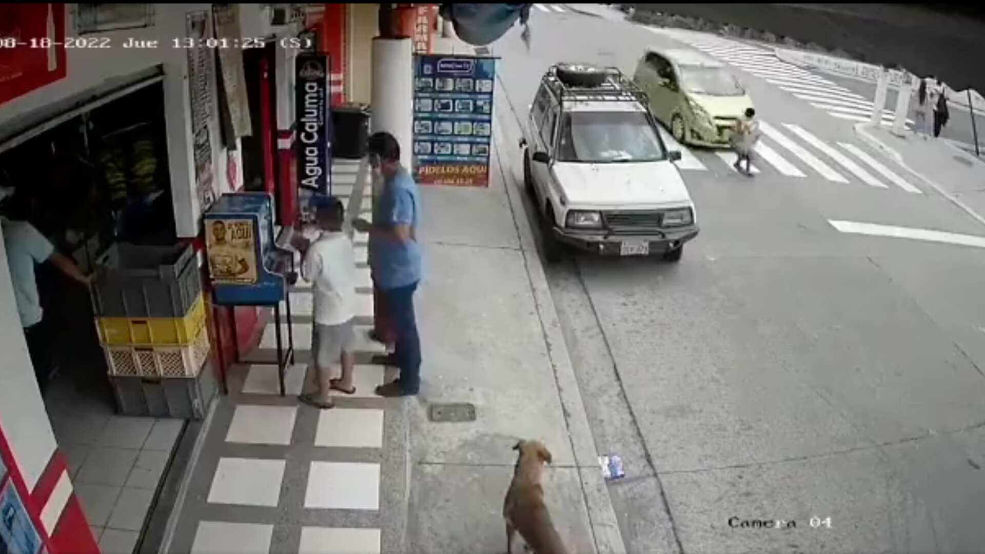 Guayaquil: Niño fue impactado por un vehículo y milagrosamente resultó ileso