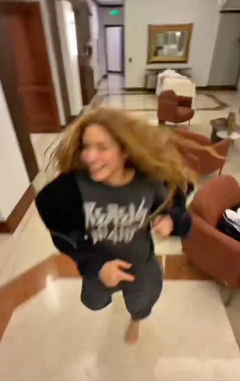 Suite donde está hospedada Shakira.