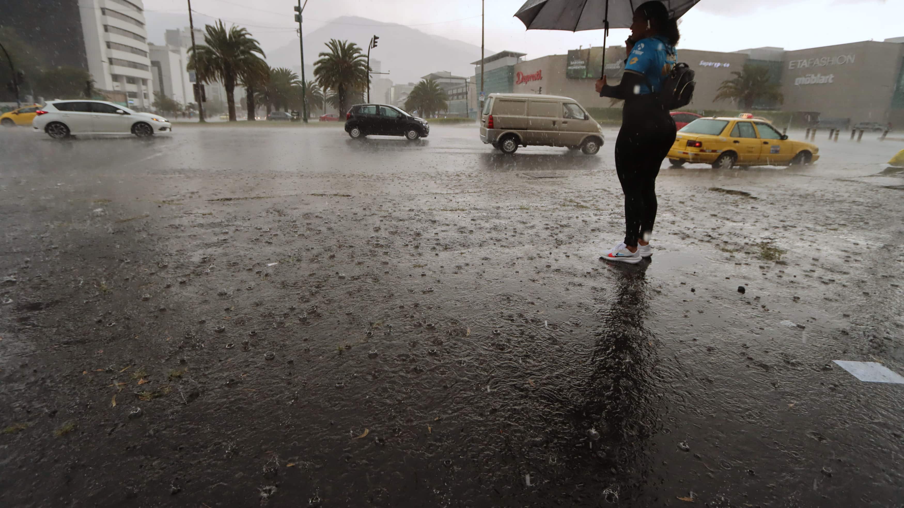 Lluvias en Quito.
