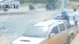 Captan en video la última vez que fueron vistos los ocho jóvenes desaparecidos en Guayas rumbo a Milagro - Fuente: Video de X