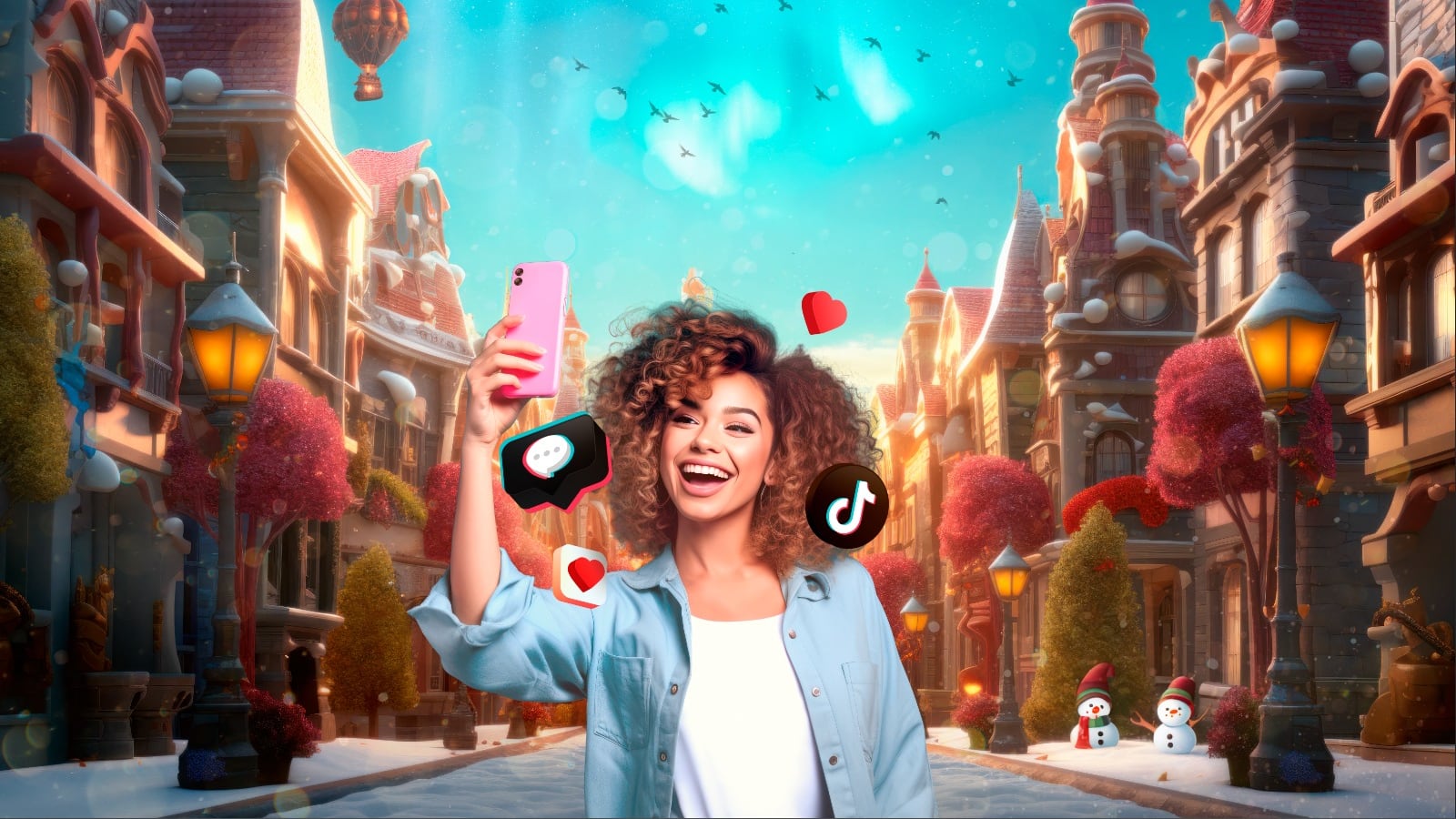 “La Magia de estar conectados” es una campaña de Claro Ecuador realizada con IA.