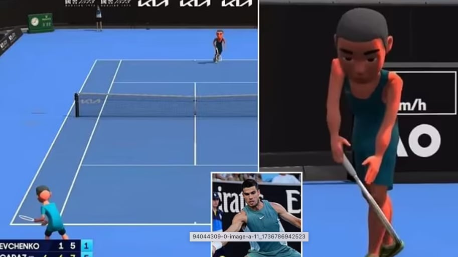 Australia Open en modo Wii Sports