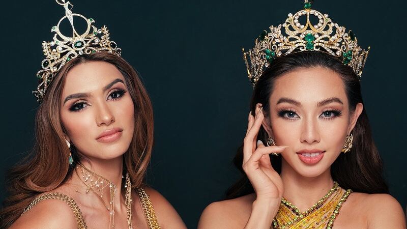 Miss Grand International 2021 y Andrea Aguilera