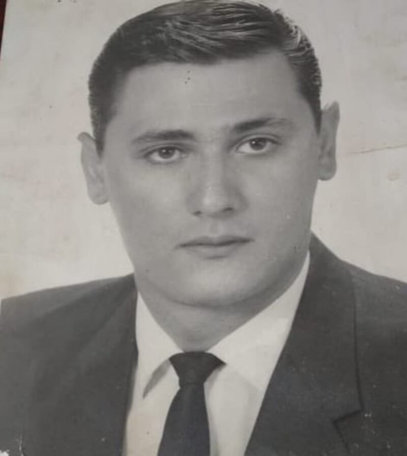 Marcos Hidalgo de joven