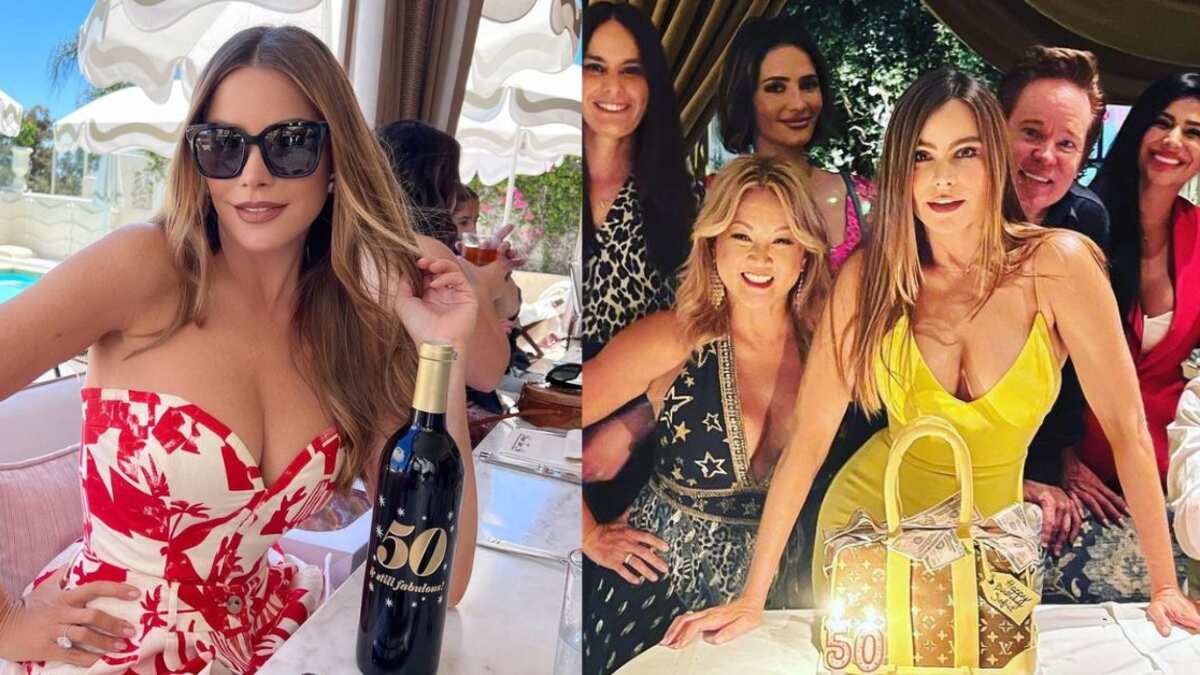 Sofía Vergara comenzó la celebración por su cumpleaños un día antes de su fecha de nacimiento