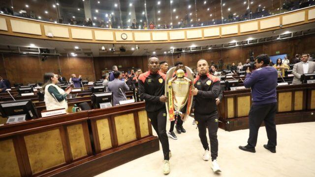 Sociedad Deportiva Aucas recibió reconocimiento de a Asamblea Nacional