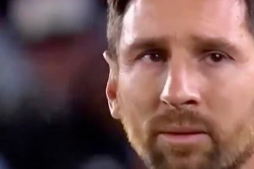 El llanto de Messi en su último partido con Argentina en Eliminatorias