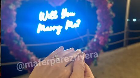 Mafer Pérez comprometida