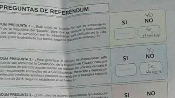 Papeleta electoral