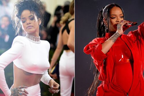 Con náuseas y todo: el embarazo de Rihanna la hizo brillar más y estas fotos son la prueba