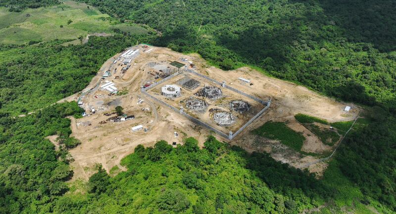 Fotos: así luce la construcción de la nueva cárcel del “Encuentro” en Santa Elena