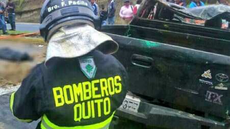 Twitter @BomberosQuito