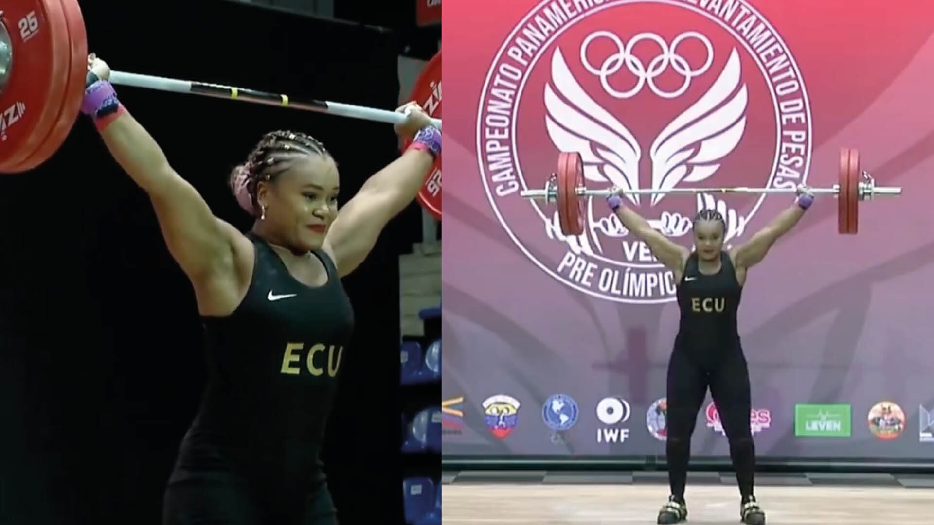 Neisi Dajomes logró récord Panamericano y medalla de oro en la modalidad arranque