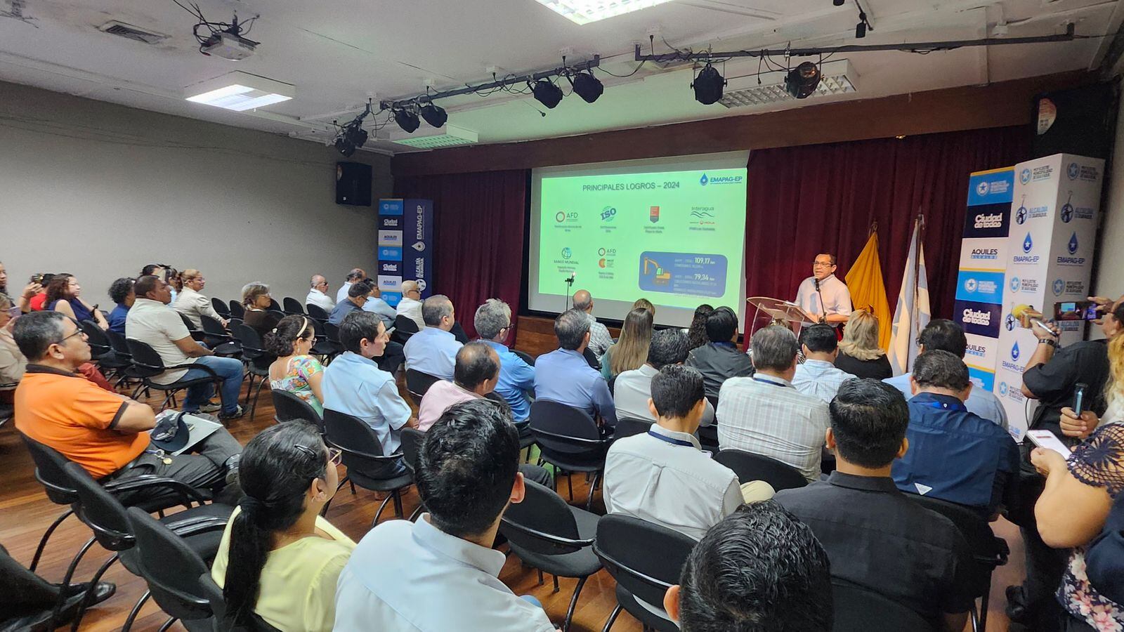 EMAPAG EP realizó rendición de cuentas 2024