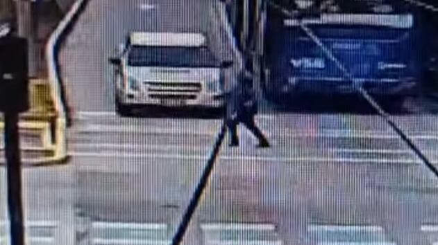 Camioneta invade carril exclusivo del Trole y atropella a peatón en el norte de Quito (VIDEO)