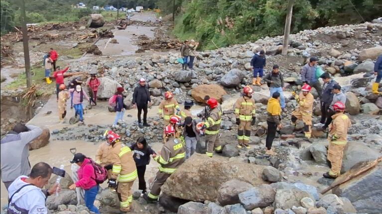 Cuenca con varias afectaciones tras fuertes lluvias