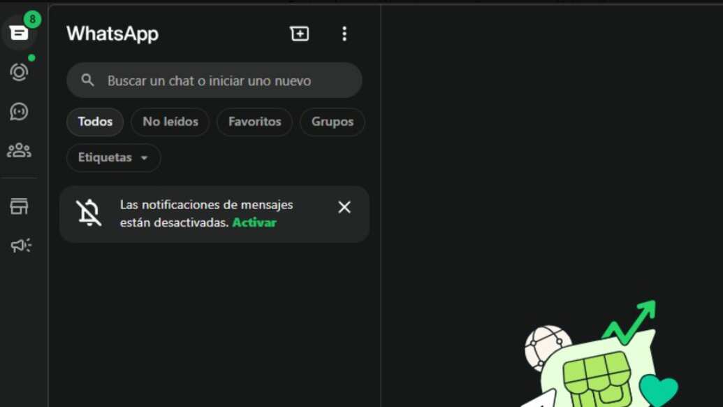 Fallos en WhatsApp Web dificultan acceso a mensajes y archivos.