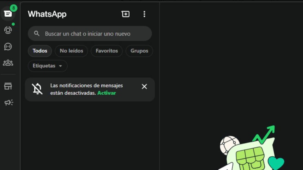 Fallos en WhatsApp Web dificultan acceso a mensajes y archivos.