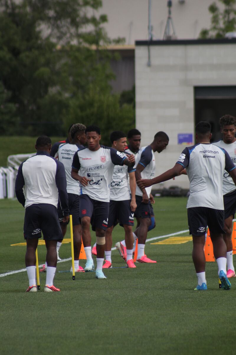 Seleccionados de Ecuador en su entrenamiento del 09 de junio de 2026.