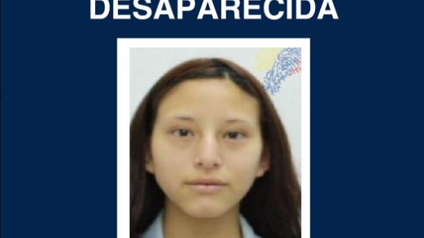 Reportan la desaparición de adolescente en el sur de Quito.