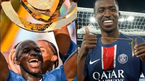 Moisés Caicedo y William Pacho