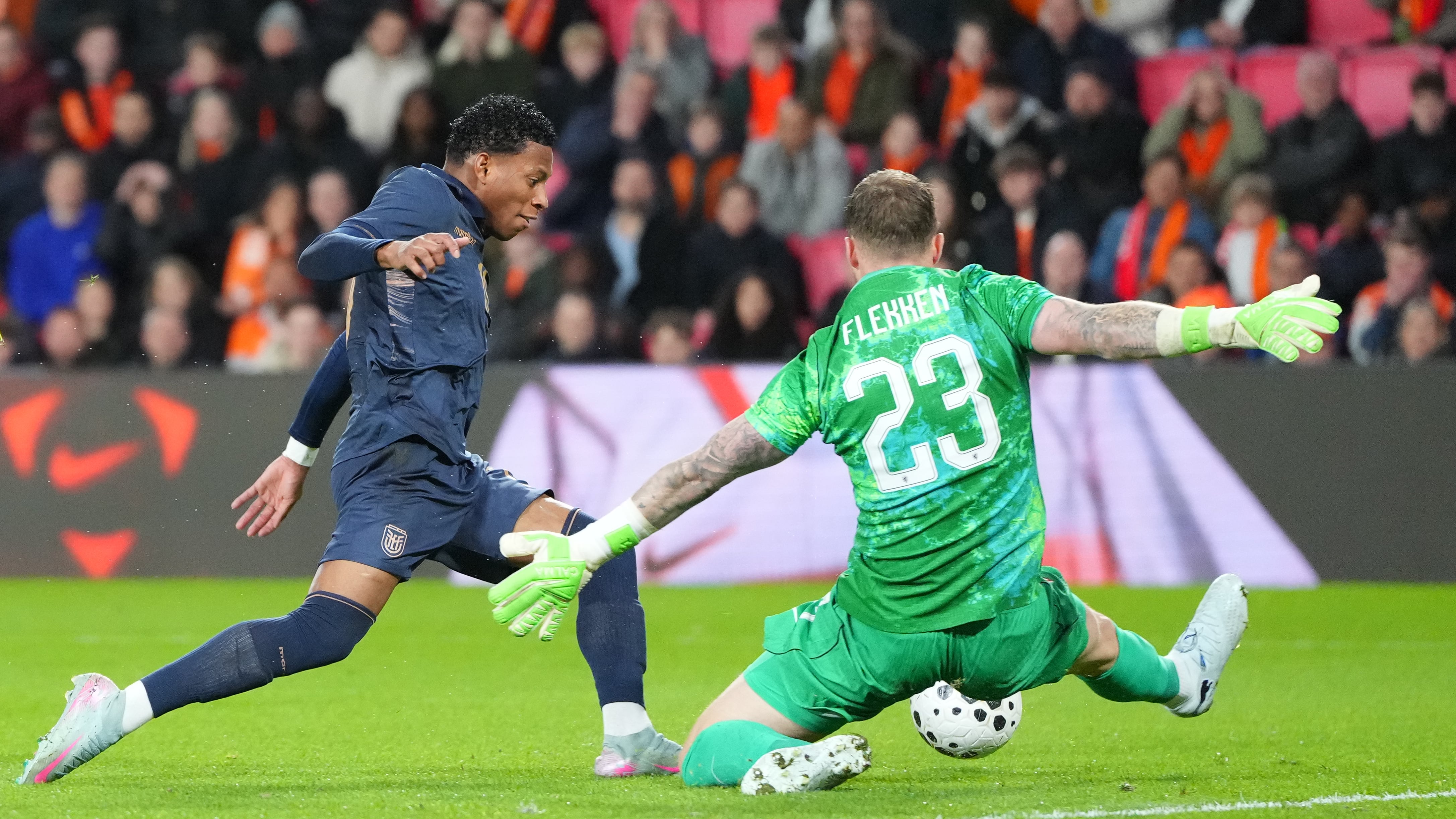 Ecuador ante Países Bajos en el amistoso en Europa