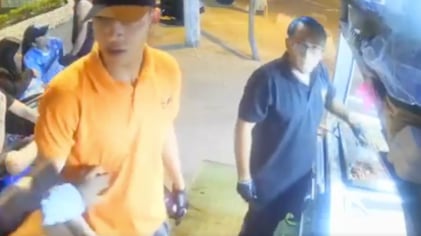 Robo en puesto de comidas en Guayaquil.