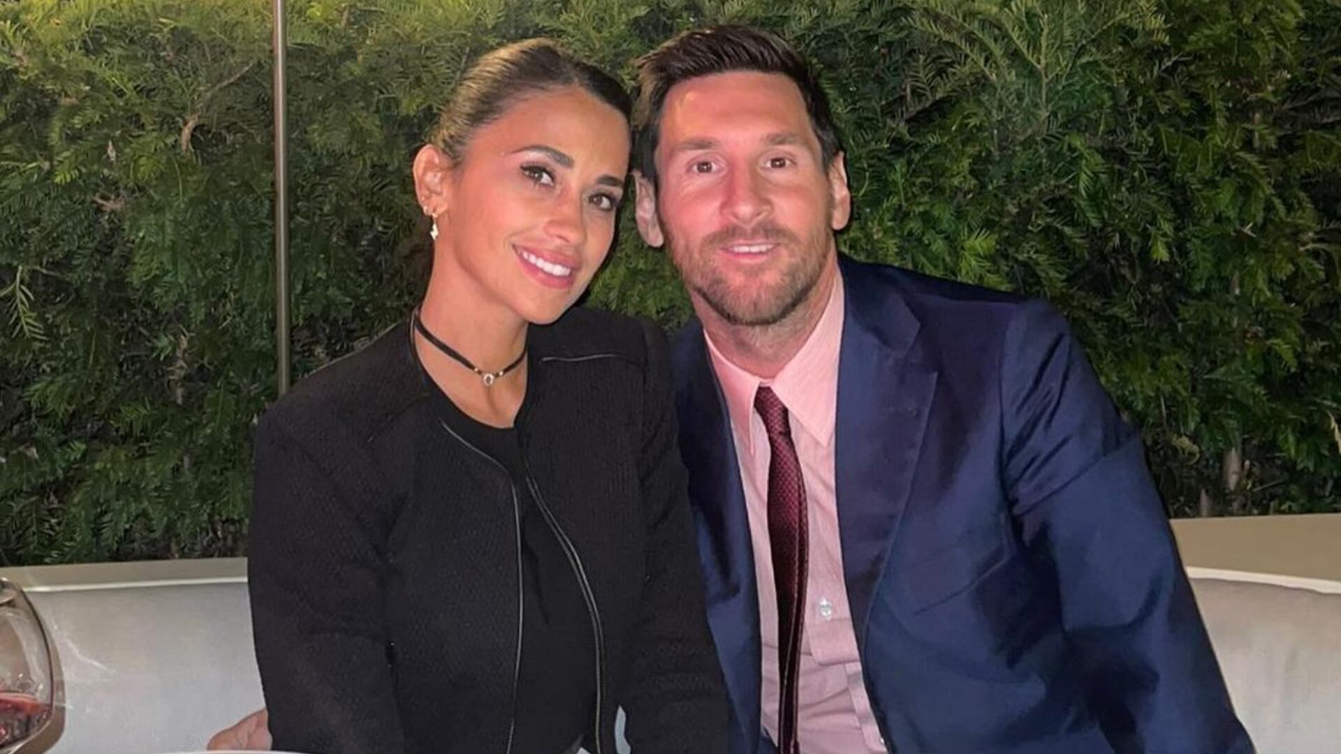 Lionel Messi y Antonella