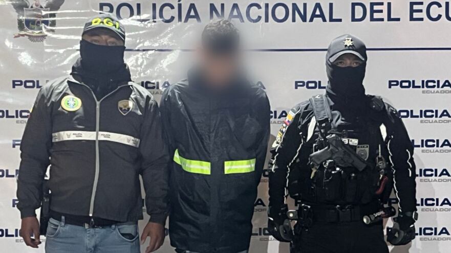 ¿Quién es el presunto integrante de “Los Lobos” detenido por extorsión en el sur de Quito?