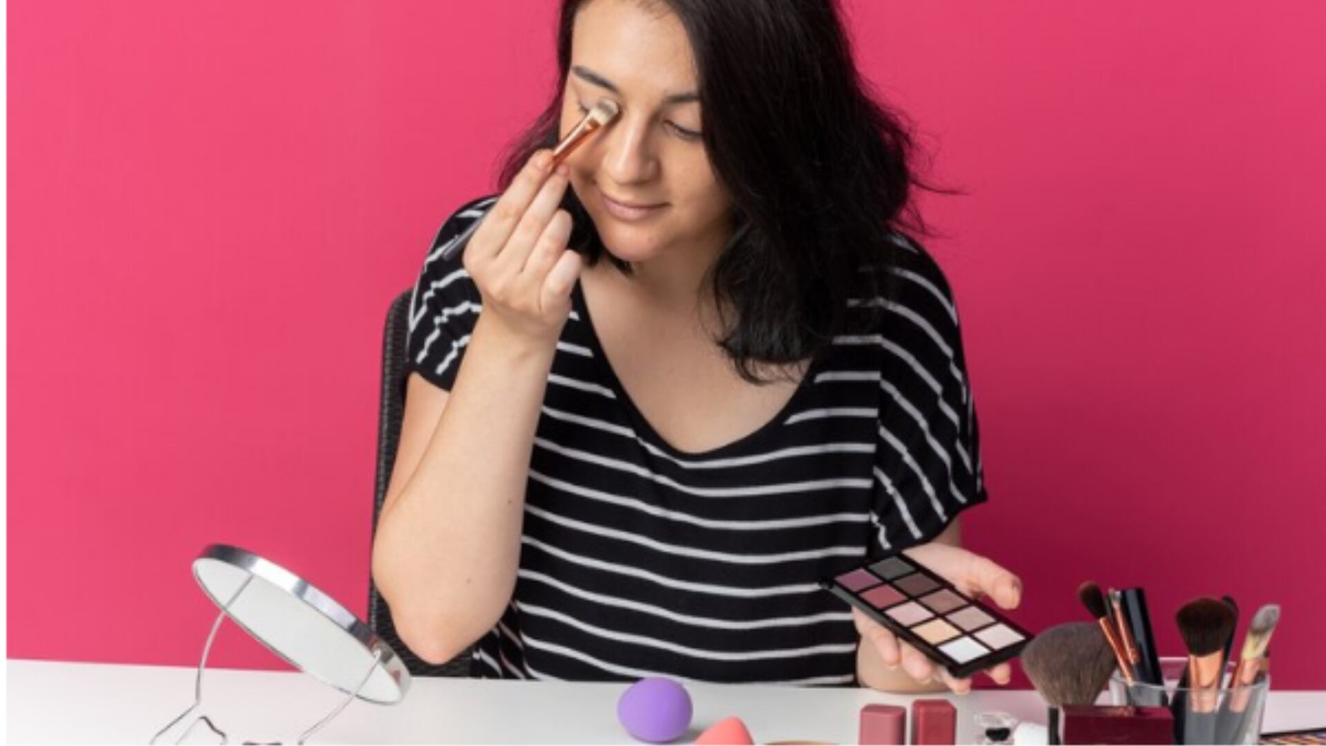 Makeup estilo Mob wife que está marcando la pauta.