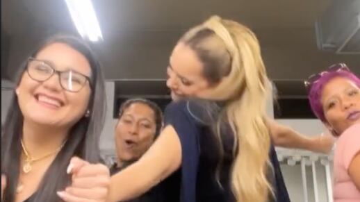 Baile de Erika Vélez y participantes de MasterChef Ecuador