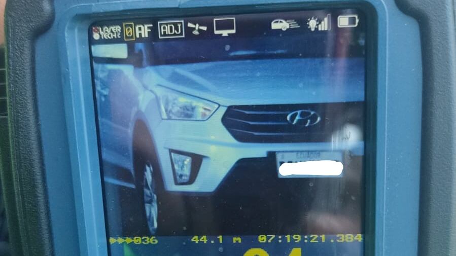 Operativo por exceso de velocidad