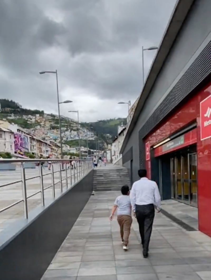 Parada secreta del Metro de Quito