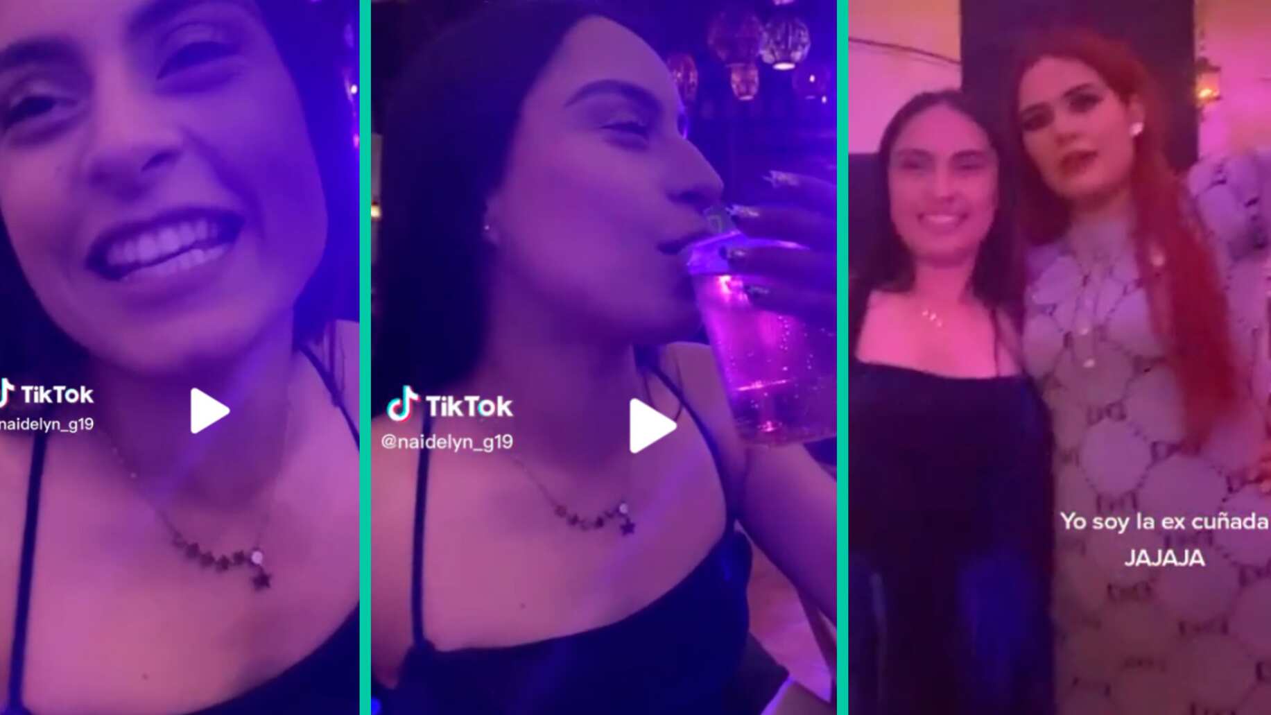 Una joven festeja que canceló su boda, y se va de fiesta con su excusada.